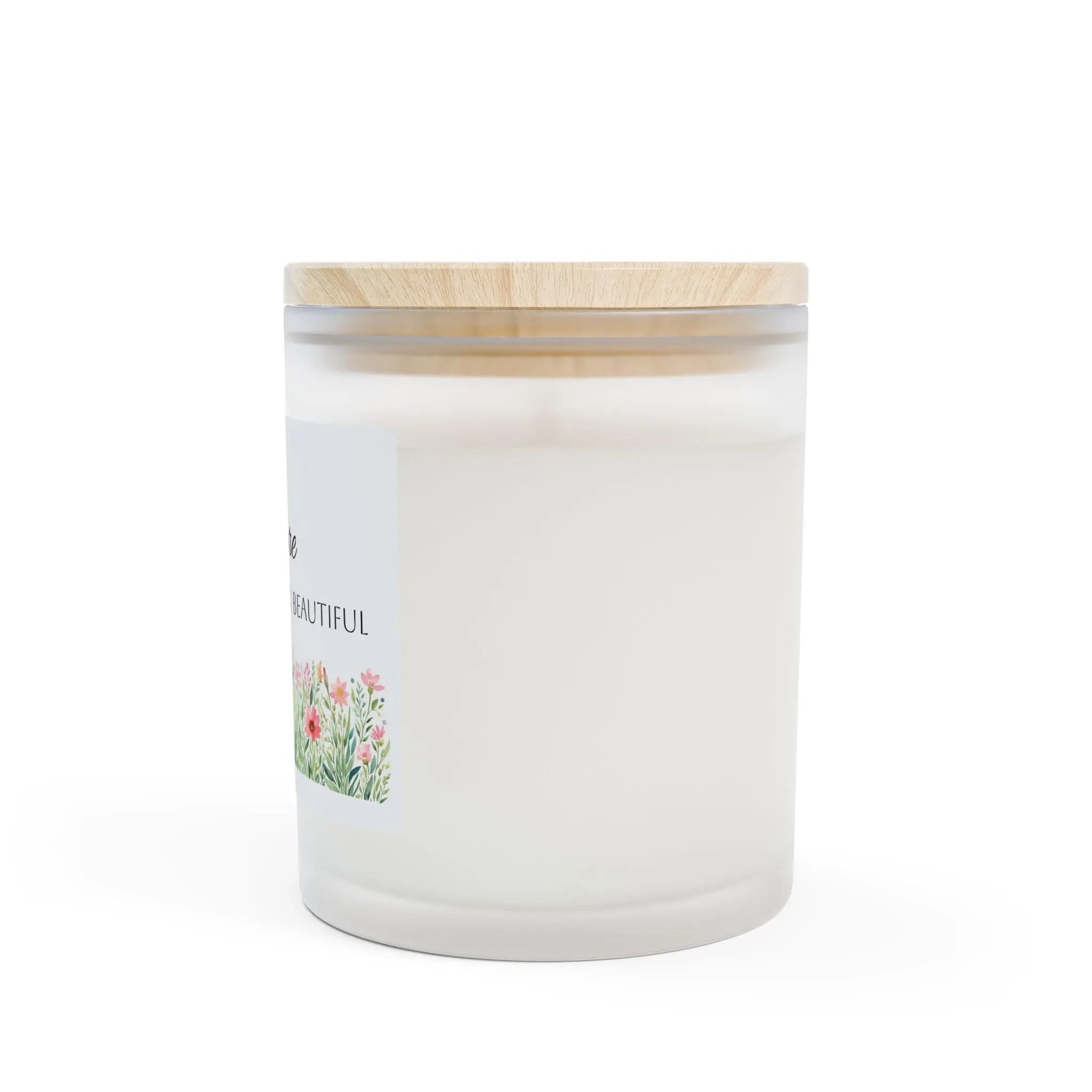Frosted Glass Scented Candle Printify
