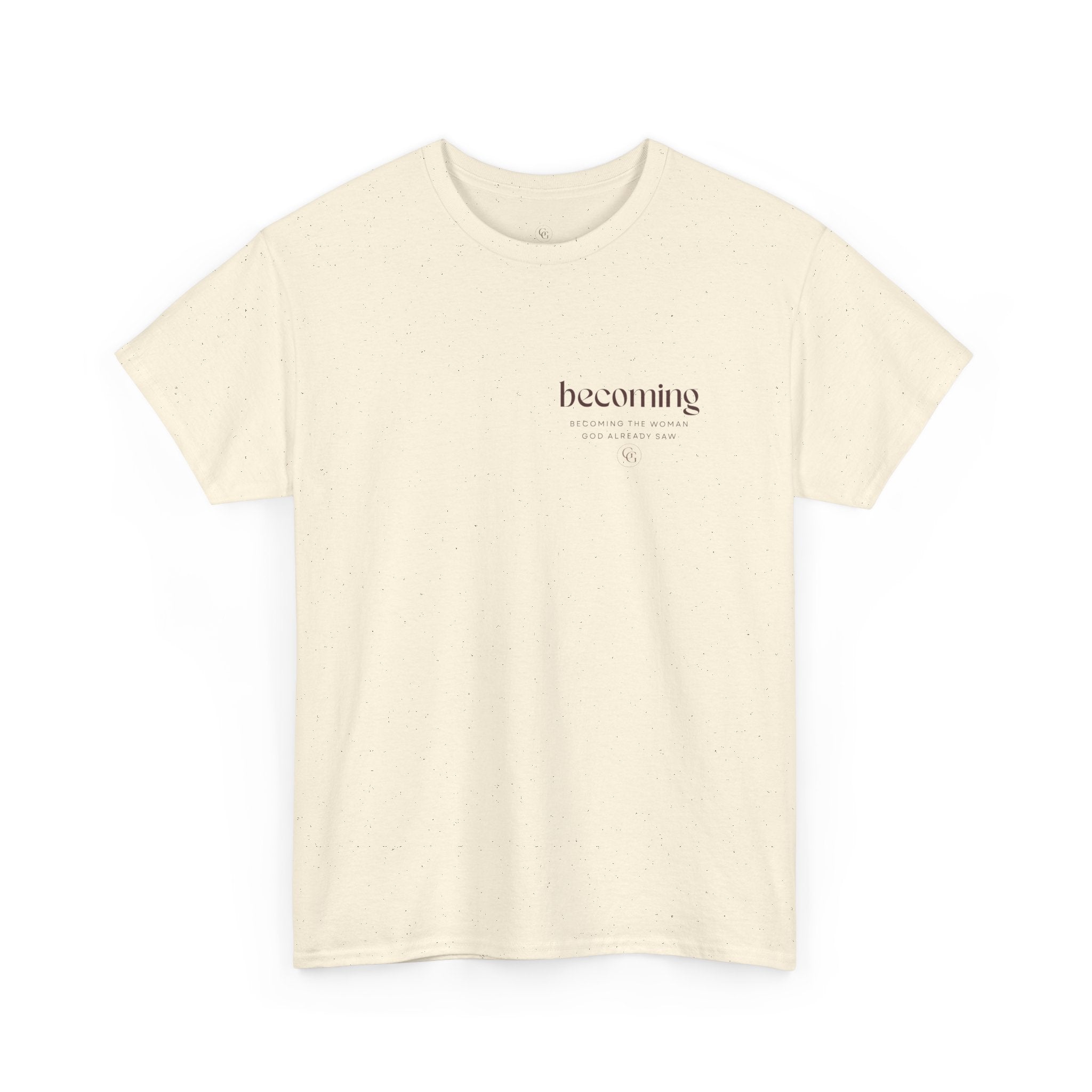 Becoming Graphic Tee — Minimalist Inspirational "Becoming" Shirt