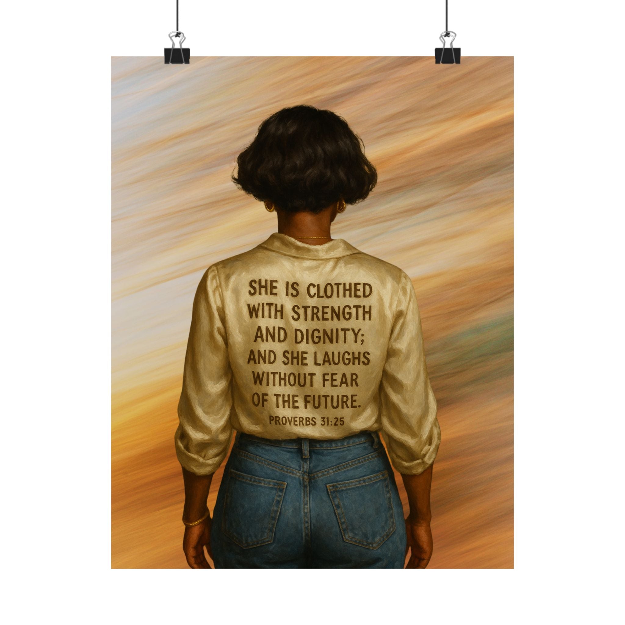 Vertical Poster - Proverbs 31 Woman Motivational Design Printify