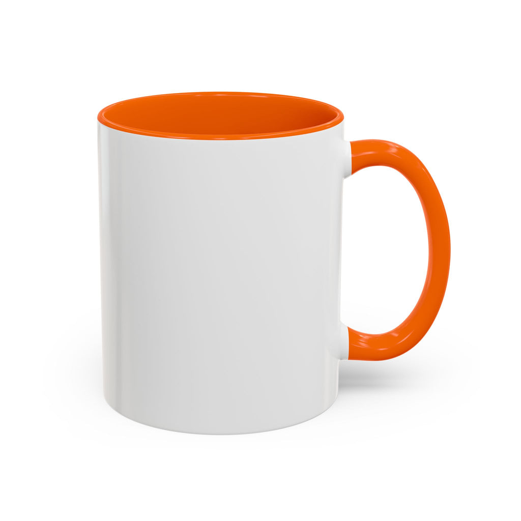 Floral Accent Coffee Mug — Pink Interior (11/15oz)