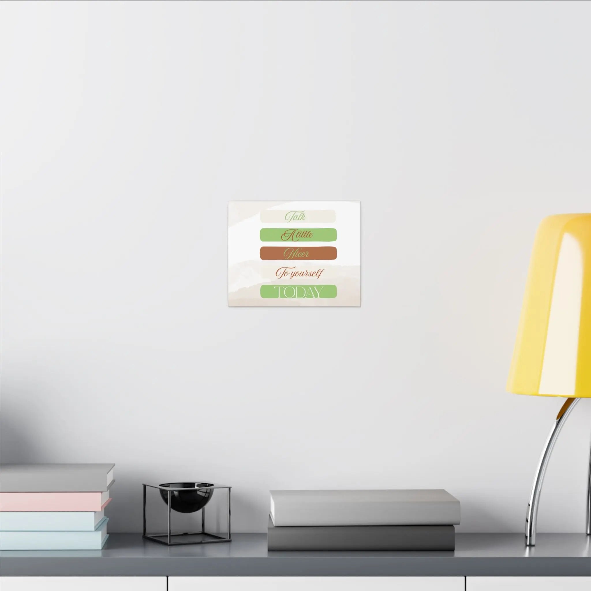 Self Talk Canvas Print Printify