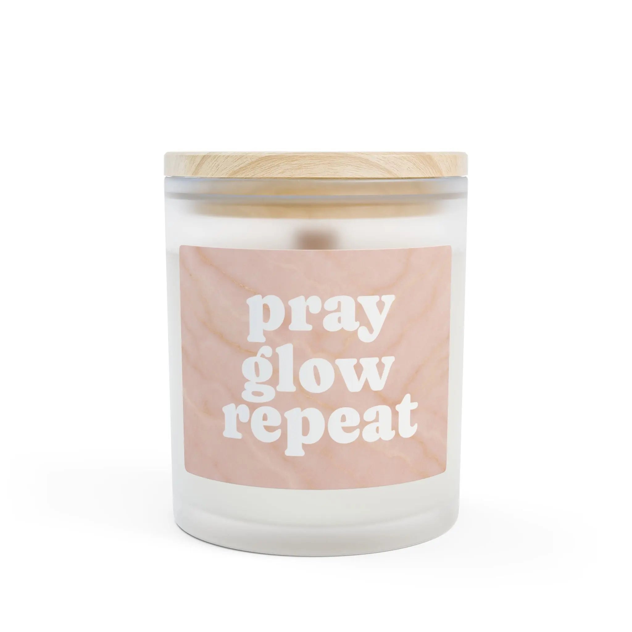 Frosted Glass Scented Candle Printify