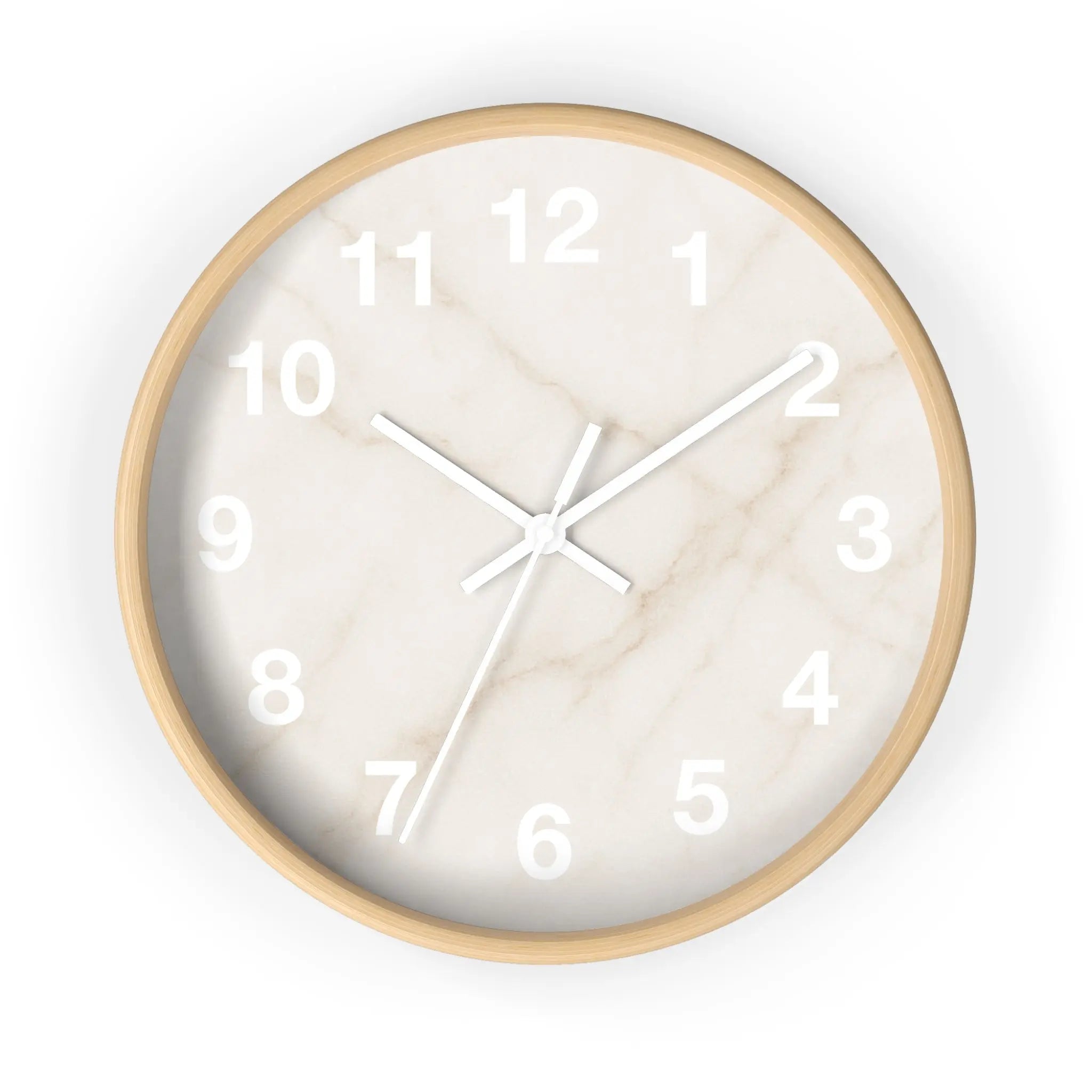 Marble Minimalist Wall Clock Printify