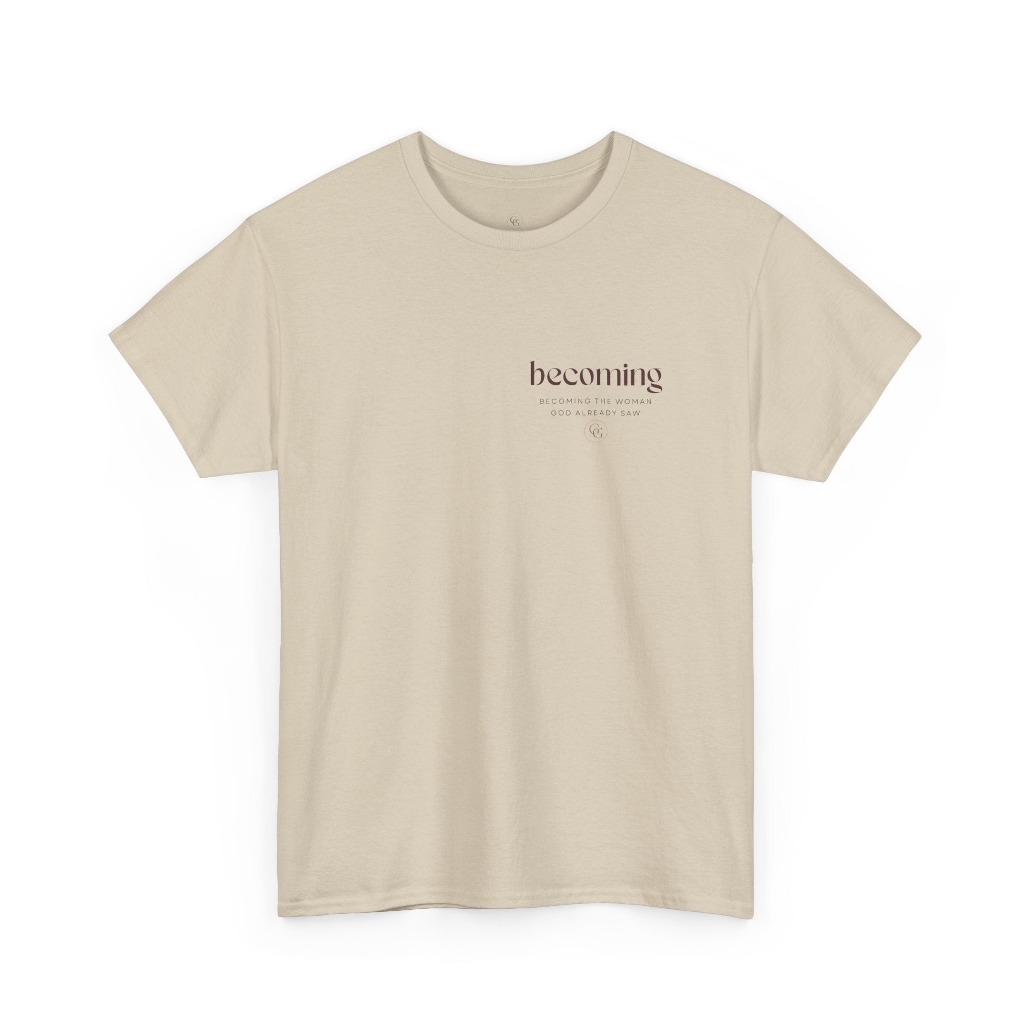 Becoming Graphic Tee — Minimalist Inspirational "Becoming" Shirt