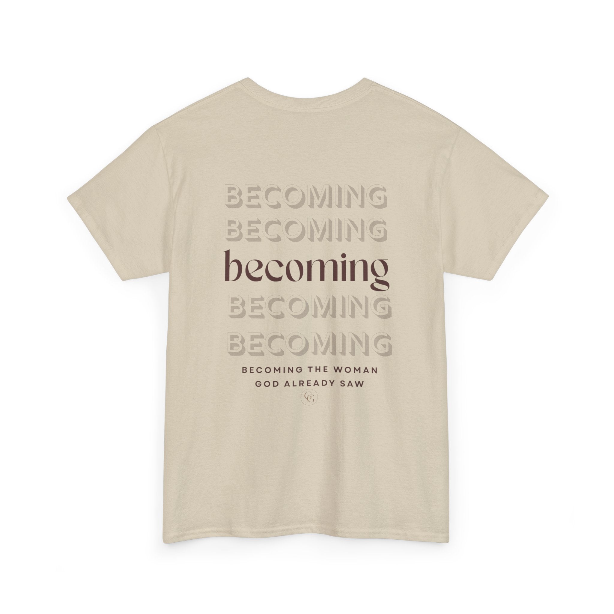 Becoming Graphic Tee — Minimalist Inspirational "Becoming" Shirt