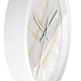 Gold Marble Wall Clock Printify