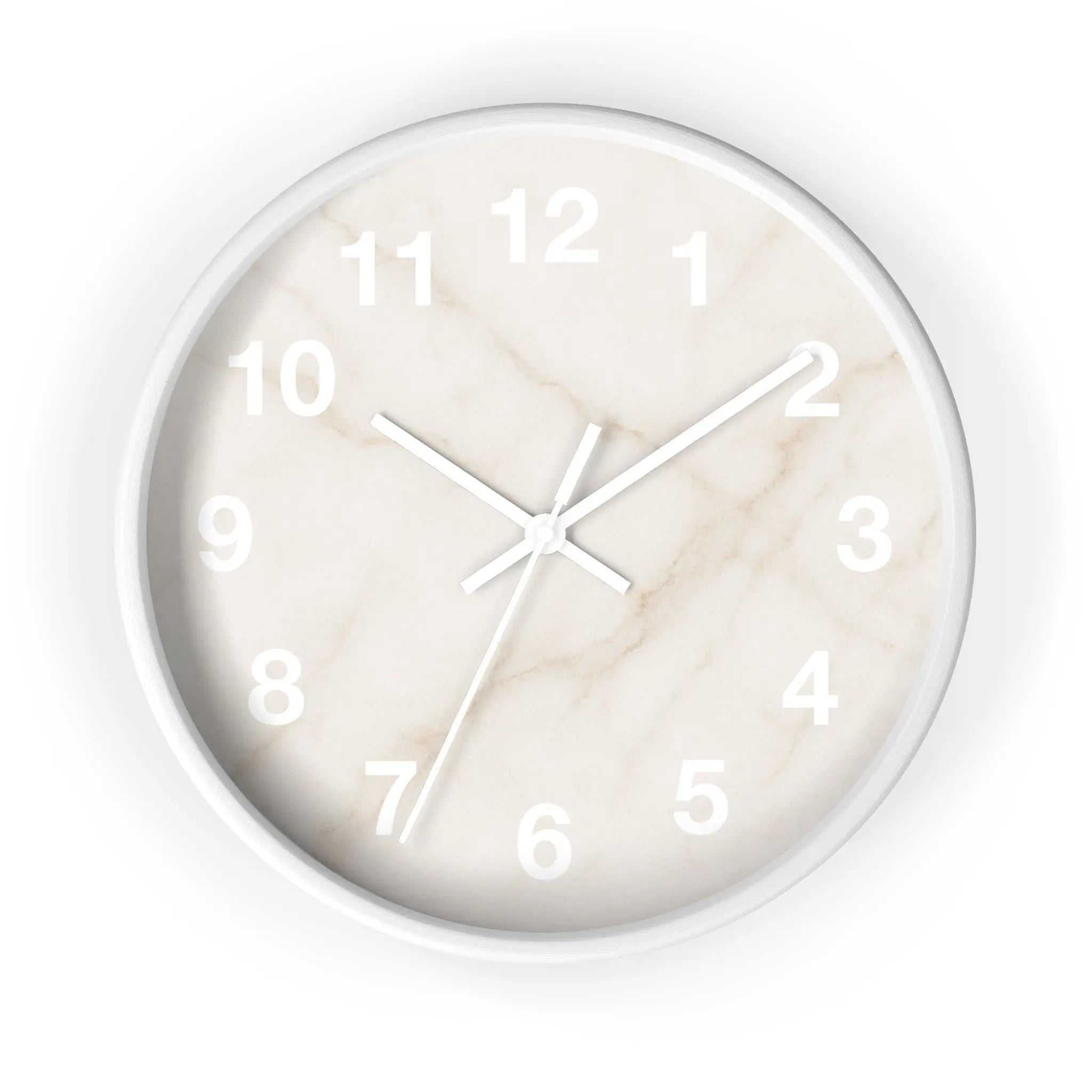 Marble Minimalist Wall Clock Printify