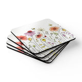 Floral Coaster Set Printify