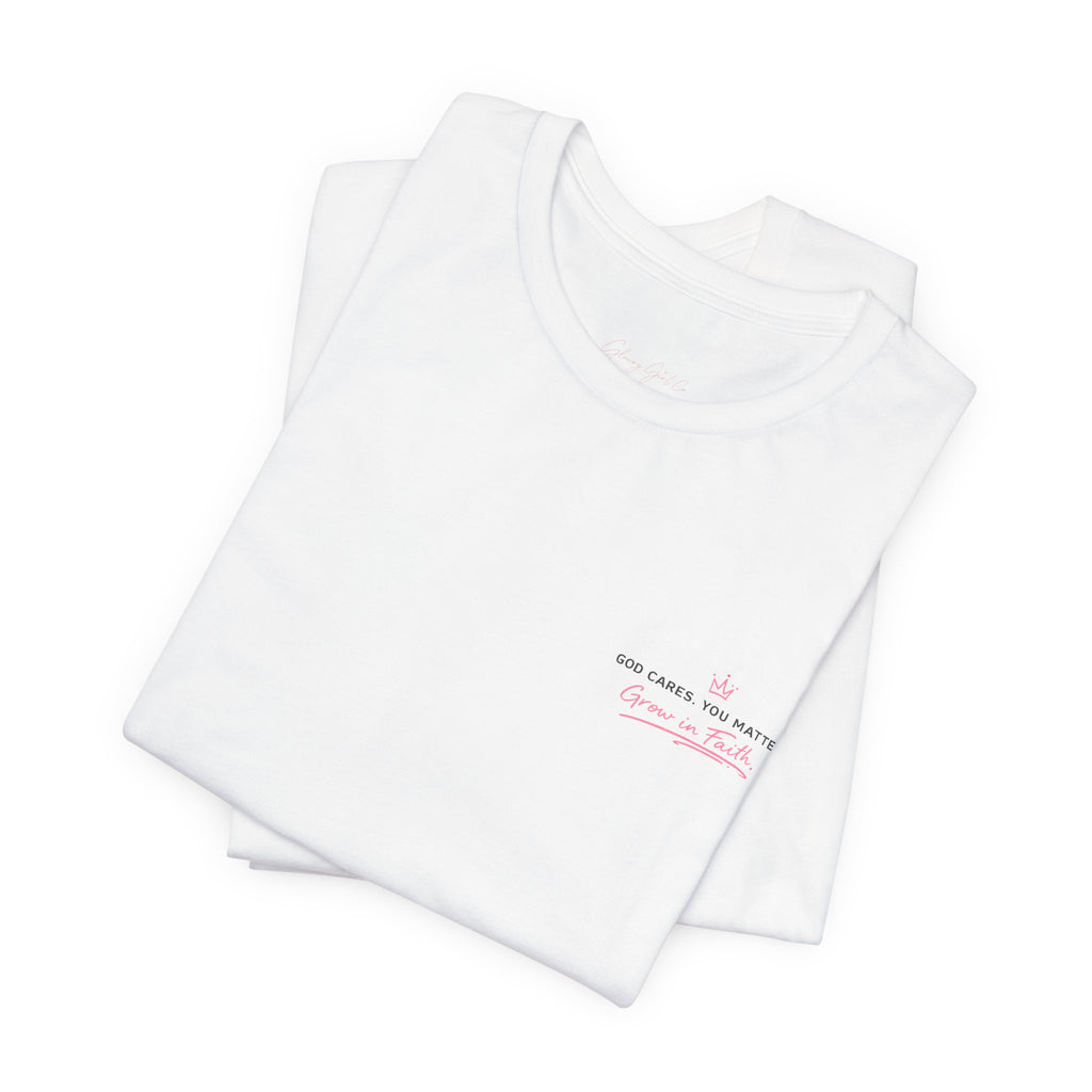 Copy of Consider The Lilies Floral Tee — Pink Lily Shirt