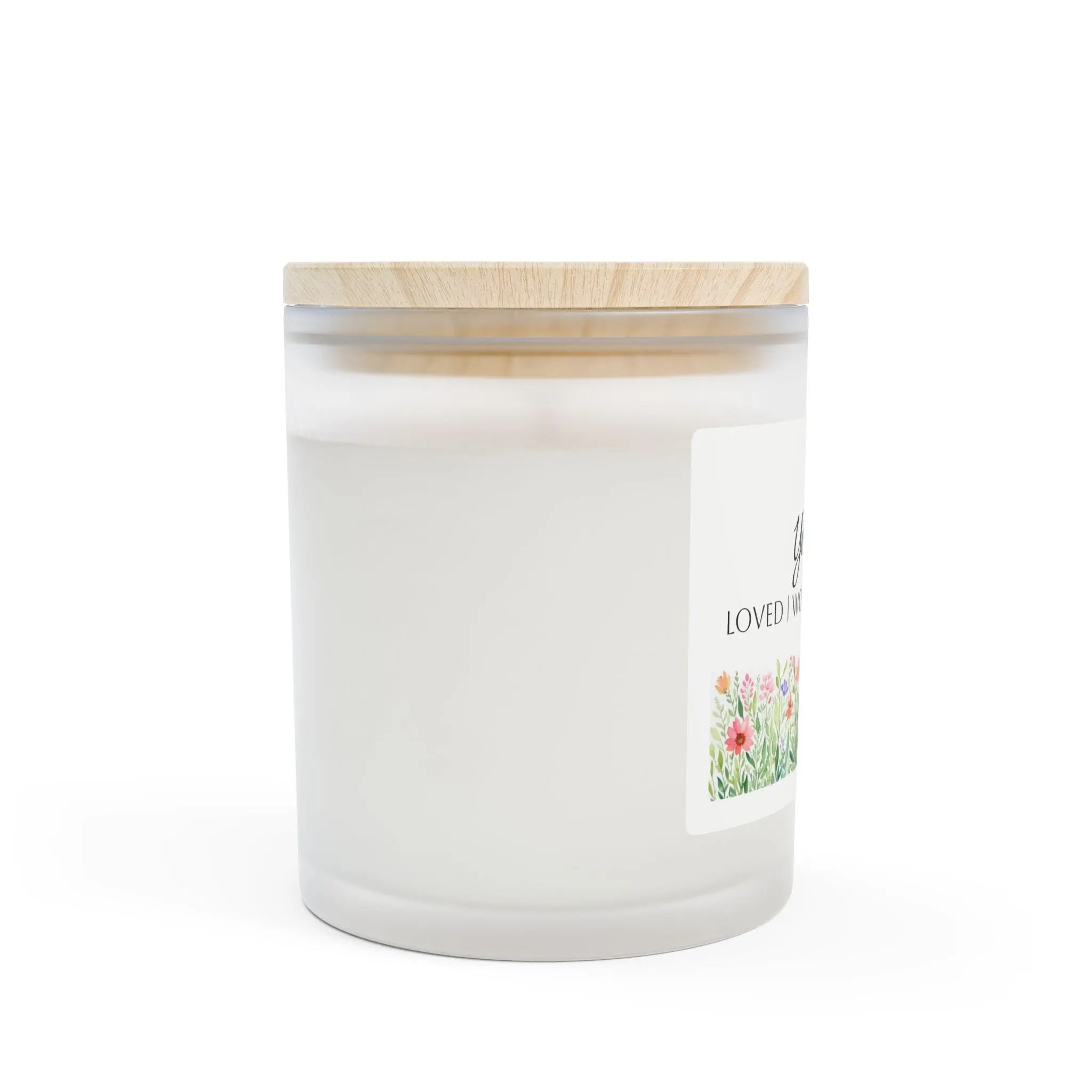 Frosted Glass Scented Candle Printify