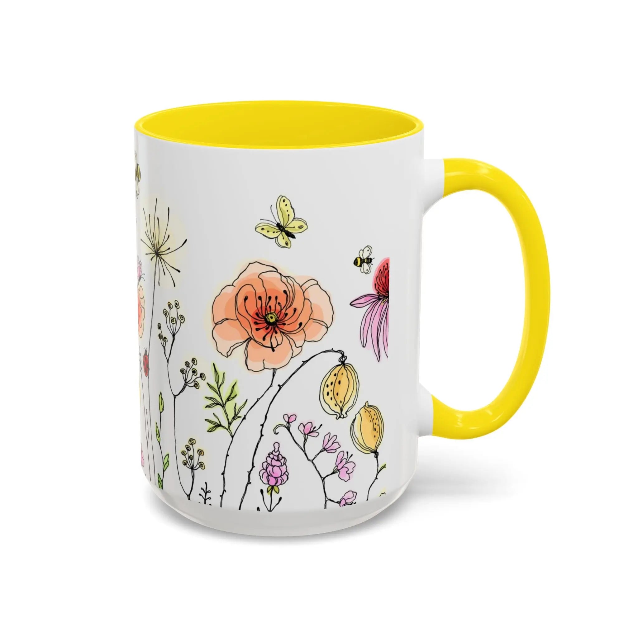 Floral Coffee Mug Printify